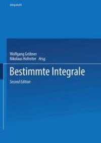 cover of the book Zweiter Teil Bestimmte Integrale