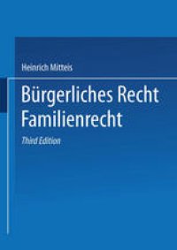 cover of the book Bürgerliches Recht Familienrecht