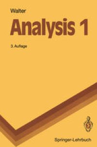 cover of the book Analysis 1