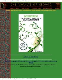 cover of the book Salvinorin: The Psychedelic Essence of Salvia Divinorum