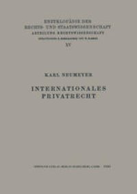 cover of the book Internationales Privatrecht