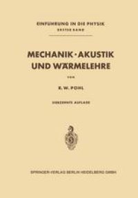 cover of the book Mechanik · Akustik und Wärmelehre