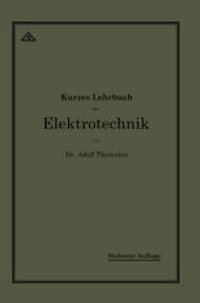 cover of the book Kurzes Lehrbuch der Elektrotechnik