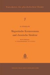 cover of the book Magnetische Kernresonanz und Chemische Struktur