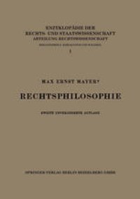 cover of the book Rechtsphilosophie