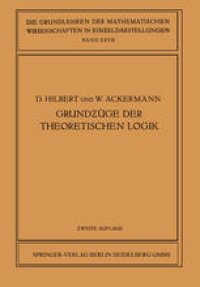 cover of the book Grundzüge der Theoretischen Logik