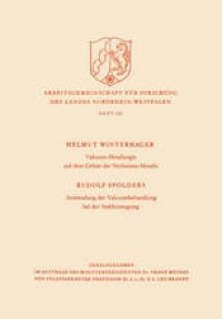 cover of the book Vakuum-Metallurgie auf dem Gebiet der Nichteisen-Metalle. Anwendung der Vakuumbehandlung bei der Stahlerzeugung