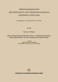 cover of the book Über die Eigenarten der Bimetall-, Thermo- und Flammenionisationssicherungsmethode in ihrer Anwendung auf Zündsicherungen