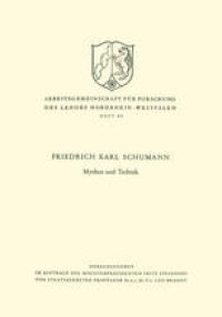 cover of the book Mythos und Technik