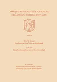 cover of the book Forschungen auf dem Gebiet der Aerodynamik. Einige Forschungsarbeiten aus der Gasturbinentechnik