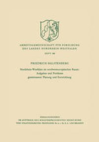 cover of the book Nordrhein-Westfalen im nordwesteuropäischen Raum: Aufgaben und Probleme gemeinsamer Planung und Entwicklung