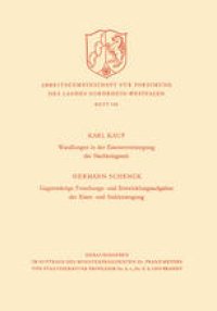 cover of the book Wandlungen in der Eisenerzversorgung der Nachkriegszeit. Gegenwärtige Forschungs- und Entwicklungsaufgaben der Eisen- und Stahlerzeugung