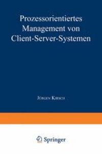 cover of the book Prozessorientiertes Management von Client-Server-Systemen