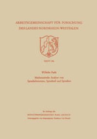 cover of the book Mathematische Analyse von Sprachelementen, Sprachstil und Sprachen