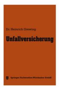 cover of the book Unfallversicherung