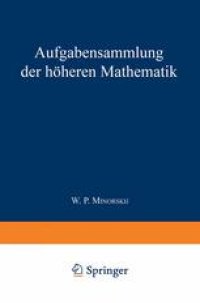 cover of the book Aufgabensammlung der höheren Mathematik