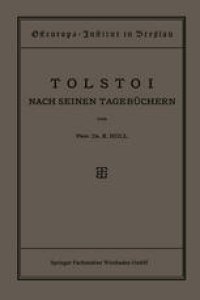 cover of the book Tolstoi: Nach Seinen Tagebüchern