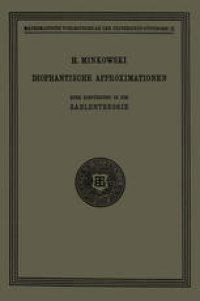 cover of the book Diophantische Approximationen: Eine Einführung in die Zahlentheorie