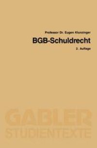 cover of the book BGB-Schuldrecht