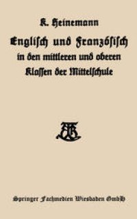 cover of the book Englisch und Französisch in den mittleren und oberen Klassen der Mittelschule