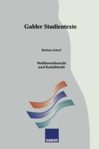 cover of the book Wettbewerbsrecht und Kartellrecht