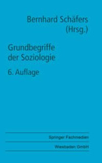 cover of the book Grundbegriffe der Soziologie