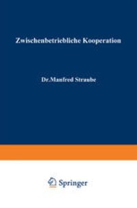 cover of the book Zwischenbetriebliche Kooperation