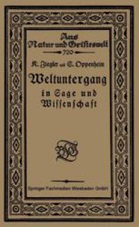 cover of the book Weltuntergang in Sage und Wissenschaft