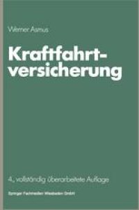 cover of the book Kraftfahrtversicherung