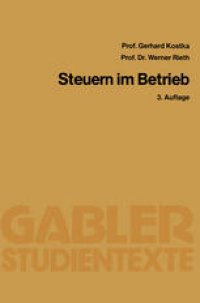 cover of the book Steuern im Betrieb