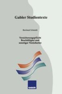 cover of the book Versicherungspflicht Beschäftigter und sonstiger Versicherter: Studientext Nr.2