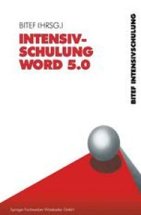 cover of the book Intensivschulung Word 5.0