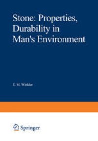 cover of the book Stone: Properties Durability in Man’s Environment