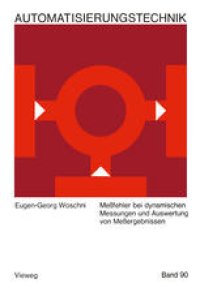 cover of the book Meßfehler bei dynamischen Messungen und Auswertung von Meßergebnissen