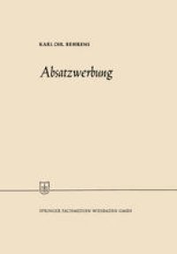 cover of the book Absatzwerbung