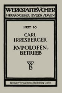 cover of the book Kupolofenbetrieb