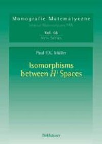 cover of the book Isomorphisms between H 1 Spaces