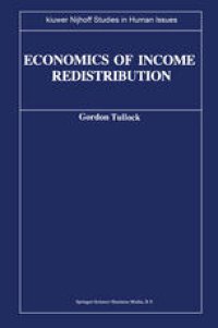 cover of the book Economics of Income Redistribution