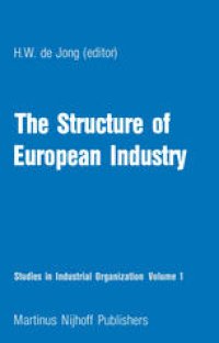 cover of the book The Structure of European Industry