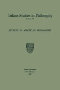 cover of the book Studies in American Philosophy