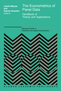 cover of the book The Econometrics of Panel Data: Handbook of Theory and Applications