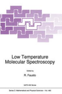 cover of the book Low Temperature Molecular Spectroscopy