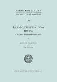 cover of the book Islamic States in Java 1500–1700: Eight Dutch Books and Articles by Dr H.J. de Graaf