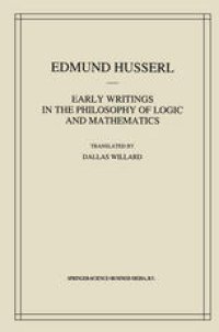 cover of the book Early Writings in the Philosophy of Logic and Mathematics