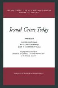 cover of the book Sexual Crime Today