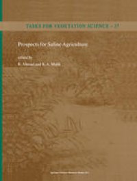 cover of the book Prospects for Saline Agriculture