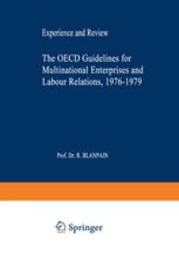 cover of the book The OECD Guidelines for Multinational Enterprises and Labour Relations 1976–1979: Experience and Review