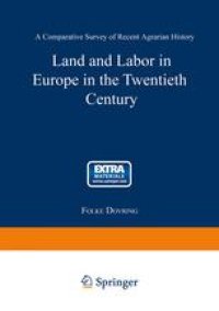 cover of the book Land and Labor in Europe in the Twentieth Century: A Comparative Survey of Recent Agrarian History