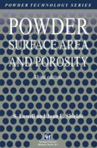 cover of the book Powder Surface Area and Porosity