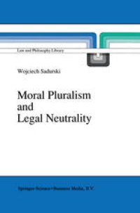 cover of the book Moral Pluralism and Legal Neutrality